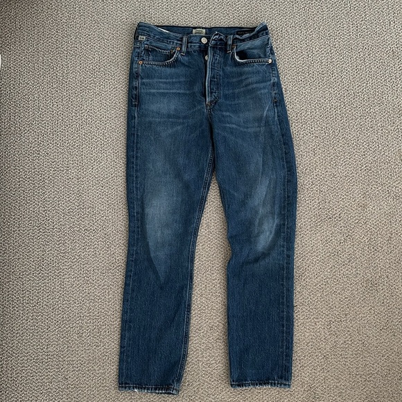 Citizen of Humanity Charlotte High Rise Straight Jeans - Picture 2 of 2